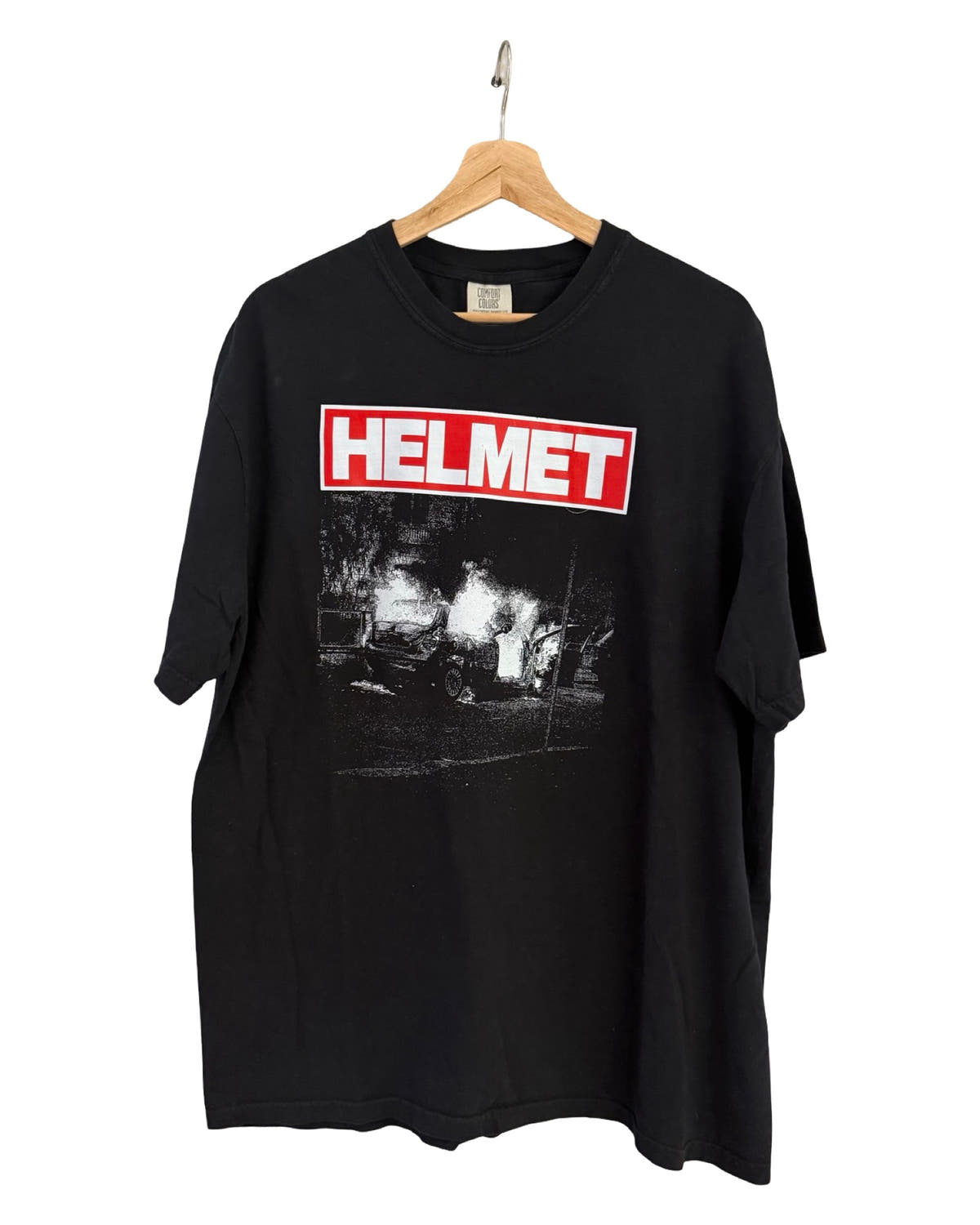 Camiseta de banda promocional del casco