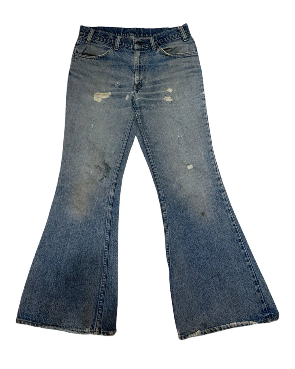 70s Levi's Orange Tab Flared Denim Jeans size 30 KIF Vintage