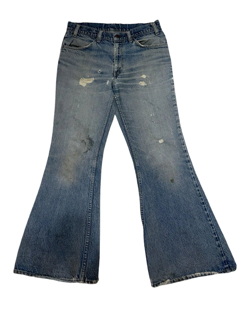 70s Levi's Orange Tab Flared Denim Jeans size 30 KIF Vintage
