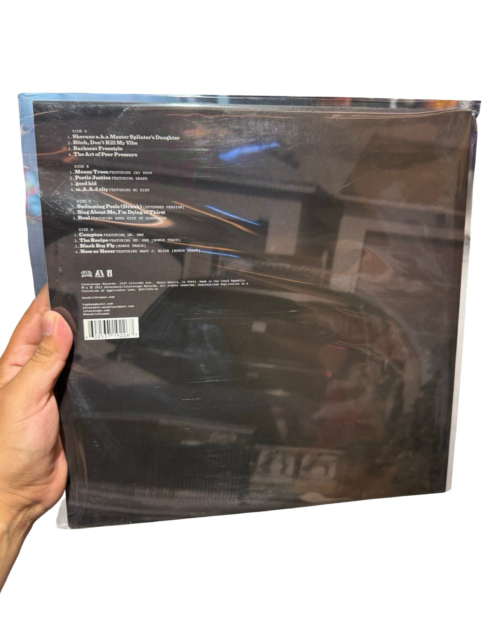 2012 Kendrick Lamar Good Kid Maad City Vinyl Record