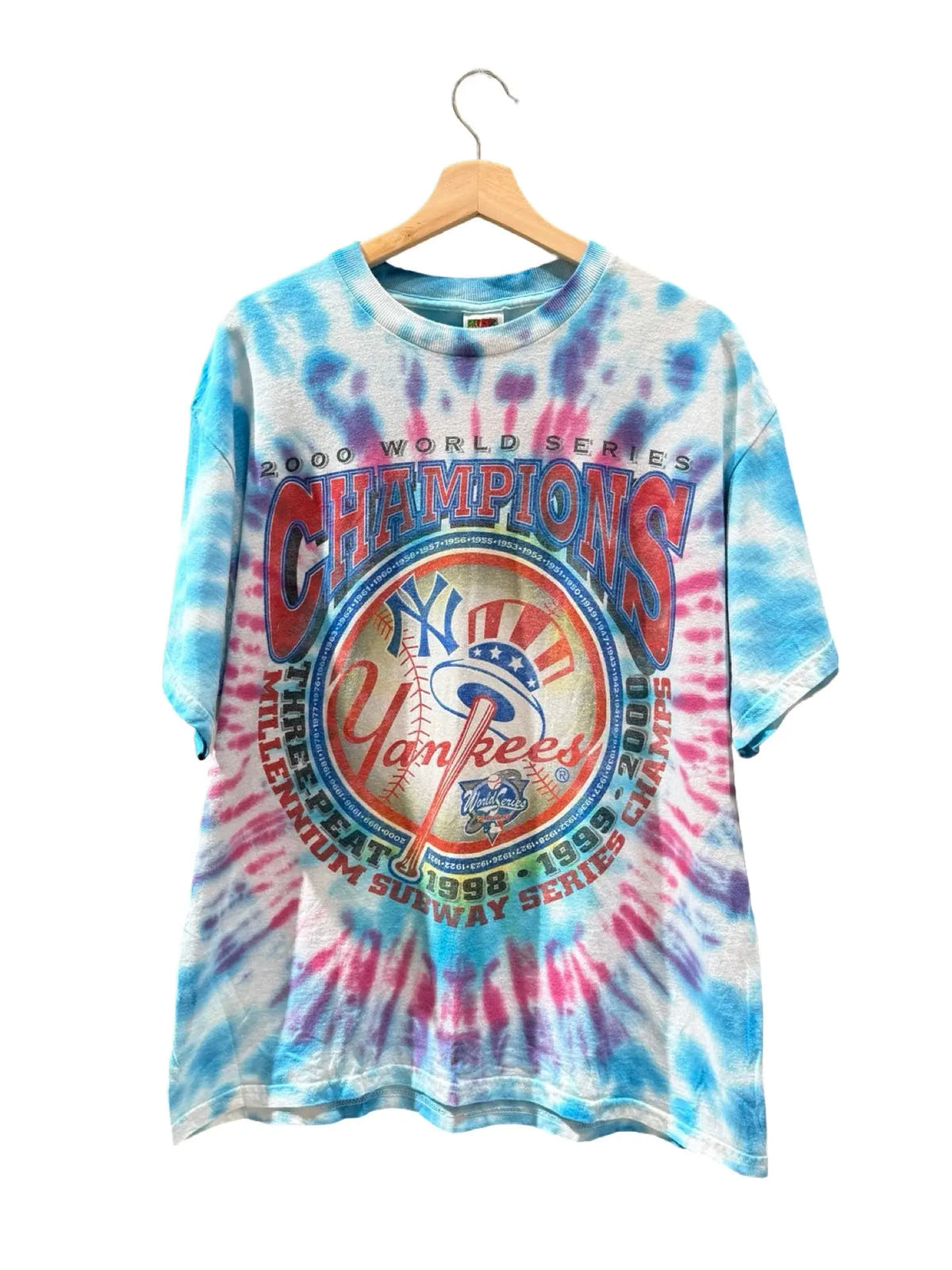 Vintage Rare 2000 New York Yankees World Series Tye Dye Tee 3rdStrike