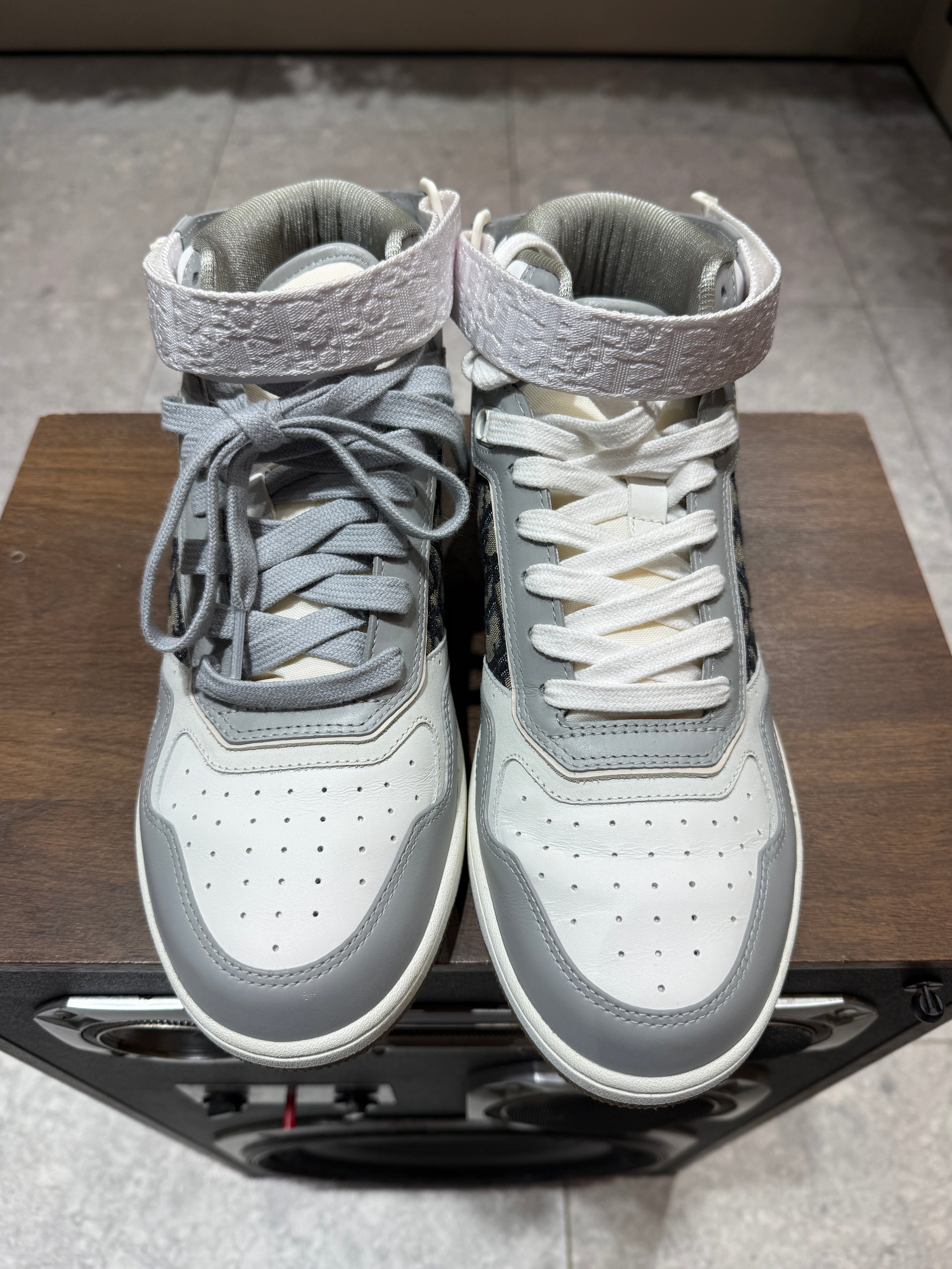 US 9 Dior B27 High Oblique Grey Sneakers KIF Vintage