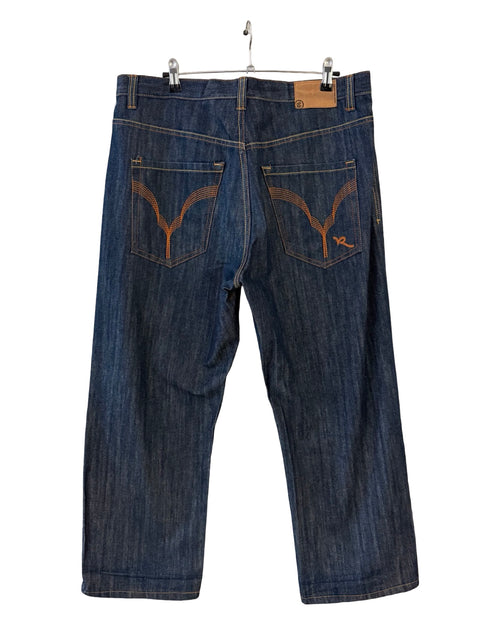 Vintage y2k Rocawear Jay Z Baggy Embroidered Jeans
