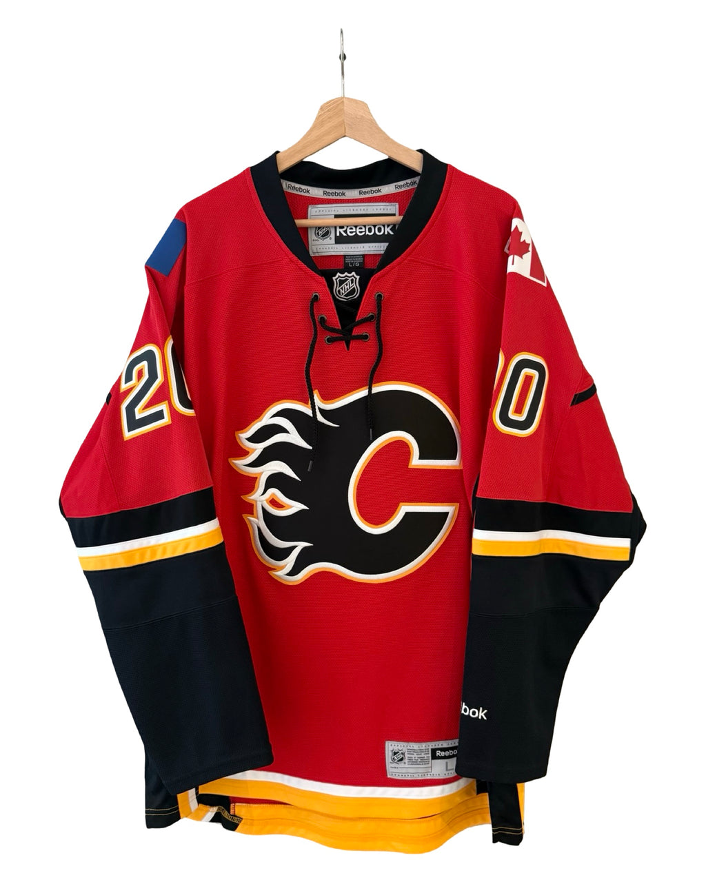 Curtis Glencross Calgary Flames Reebok #20 NHL Hockey Jersey