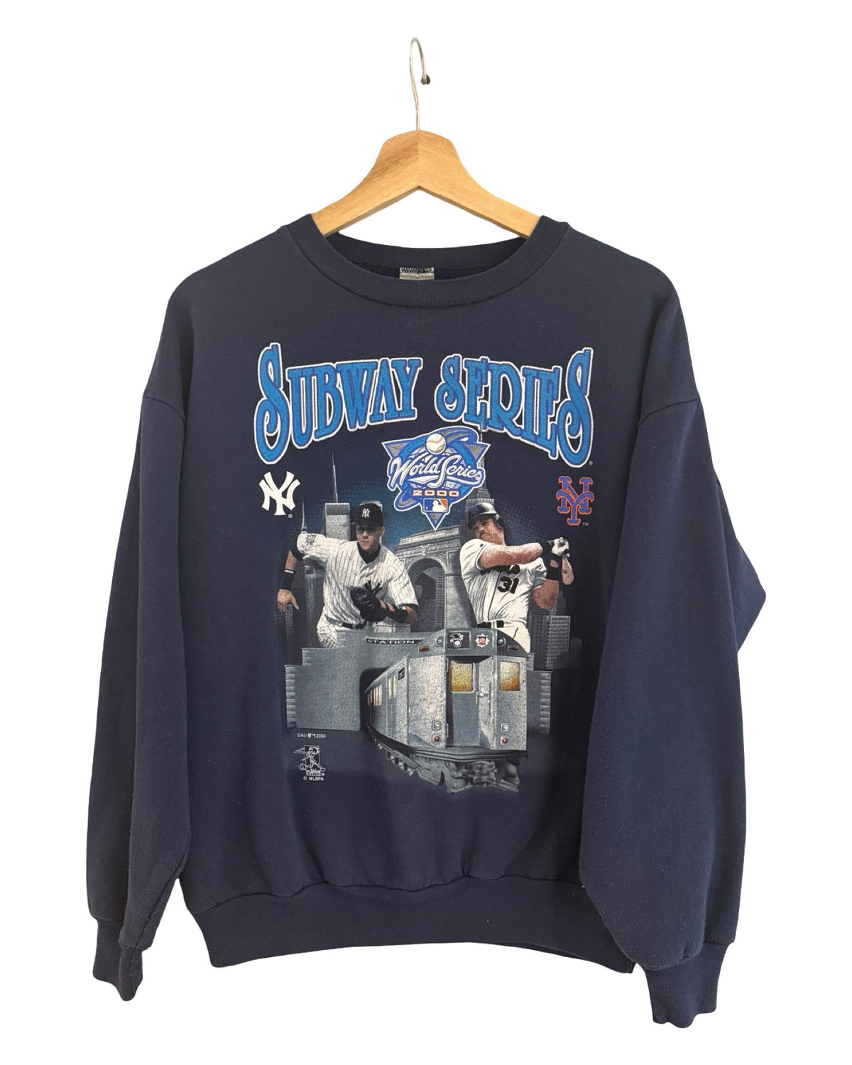 Vintage 2000 Subway Series Yankees Mets Crewneck 3rdStrike