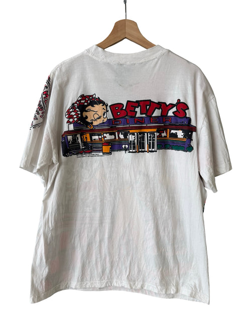 Vintage 1994 Betty Boop Diner All Over Print AOP Tee