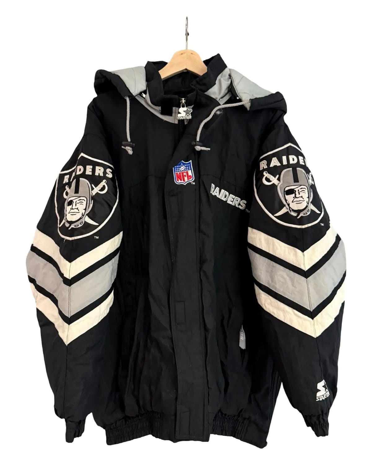 Vintage 90s Los Angeles Raiders Starter Pro Line Jacket 3rdStrike