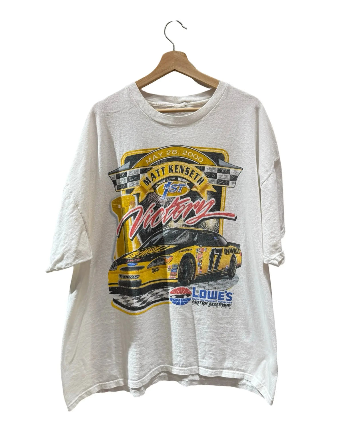 Vintage 2000 Nascar Matt Kenseth Double Sided Tee 3rdStrike