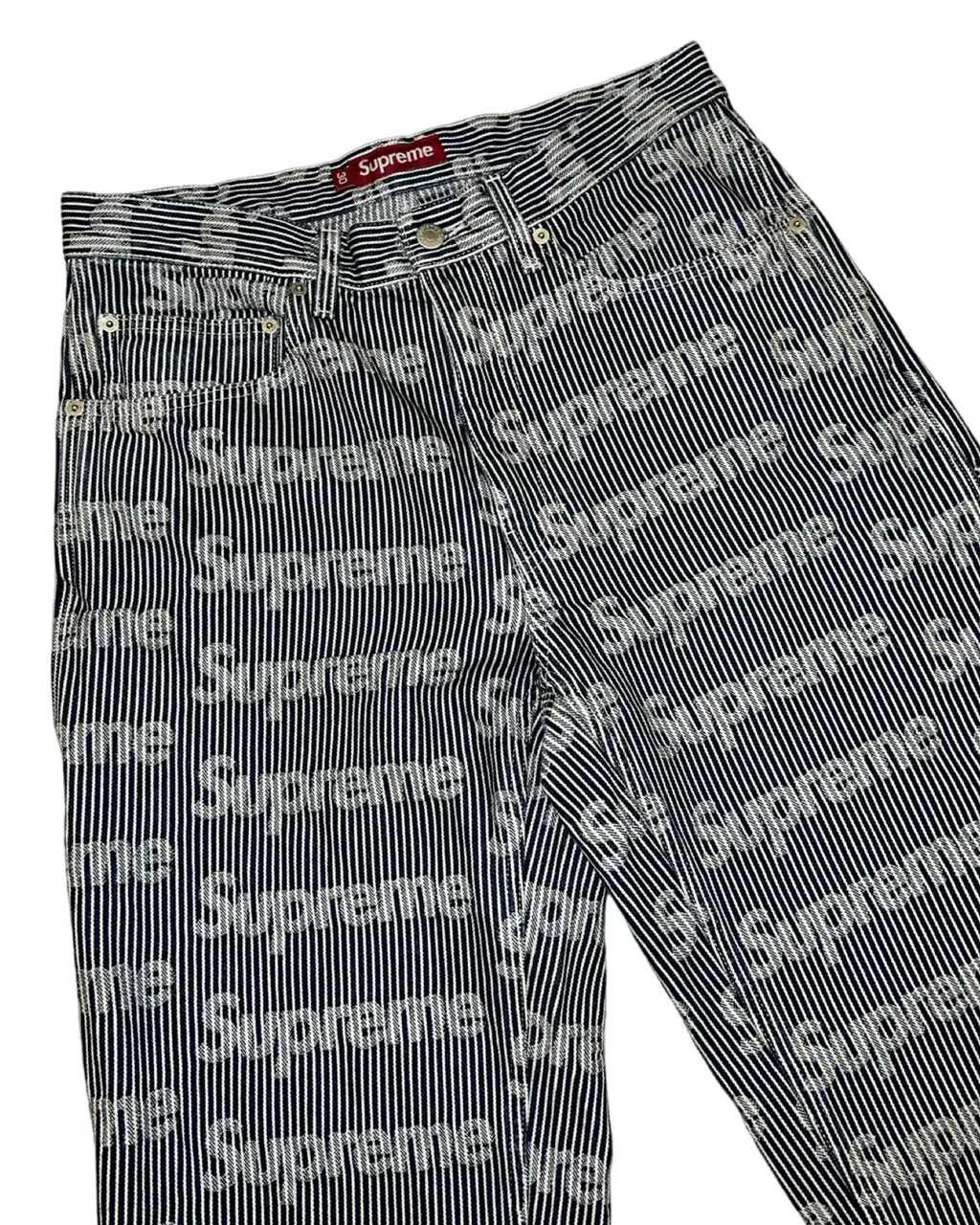 30 x 30 Archive SS/24 Supreme Denim Painter Striped Pants KIF Vintage