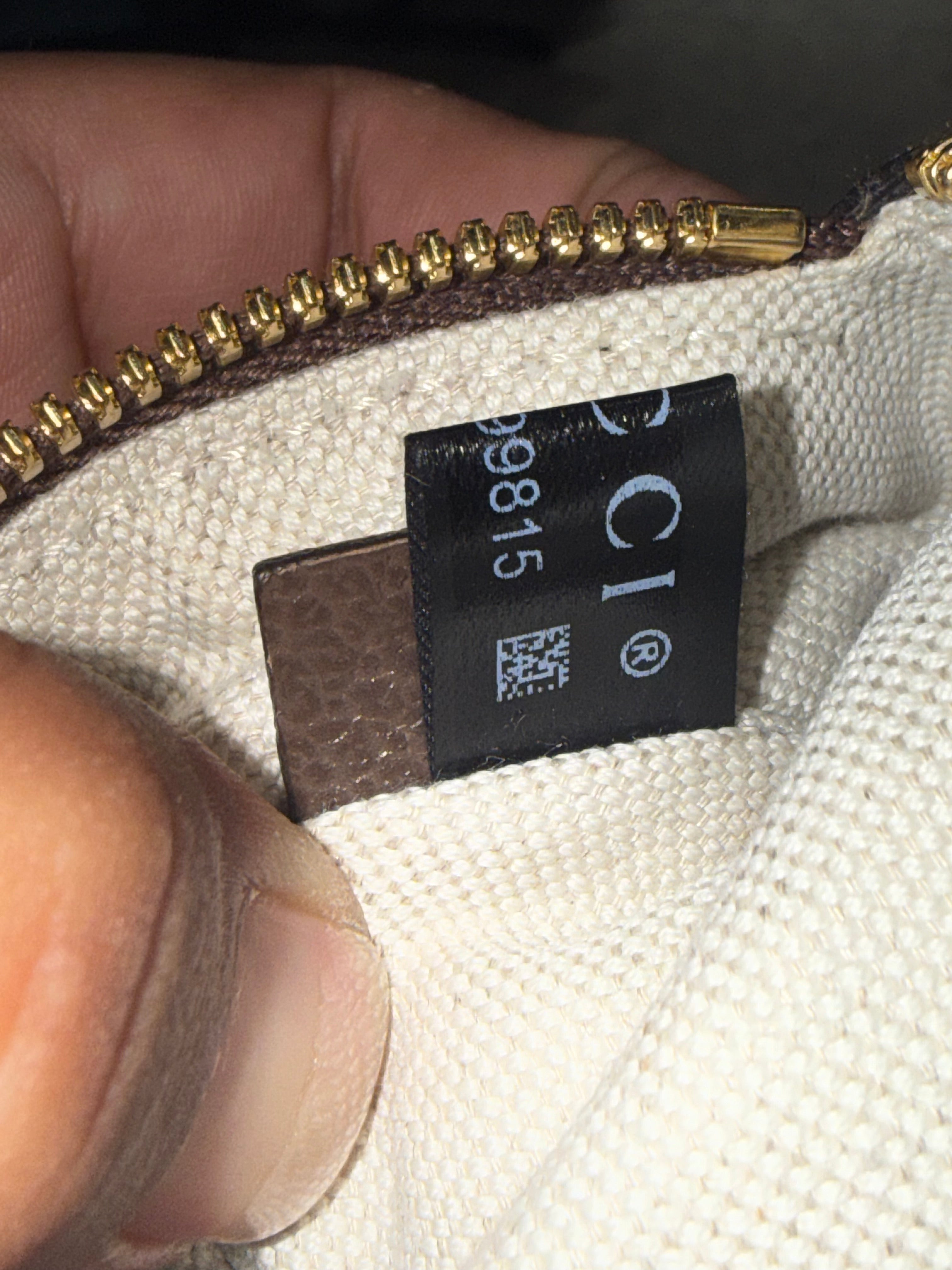 Gucci Jumbo GG Canvas Leather Beige Belt Bag