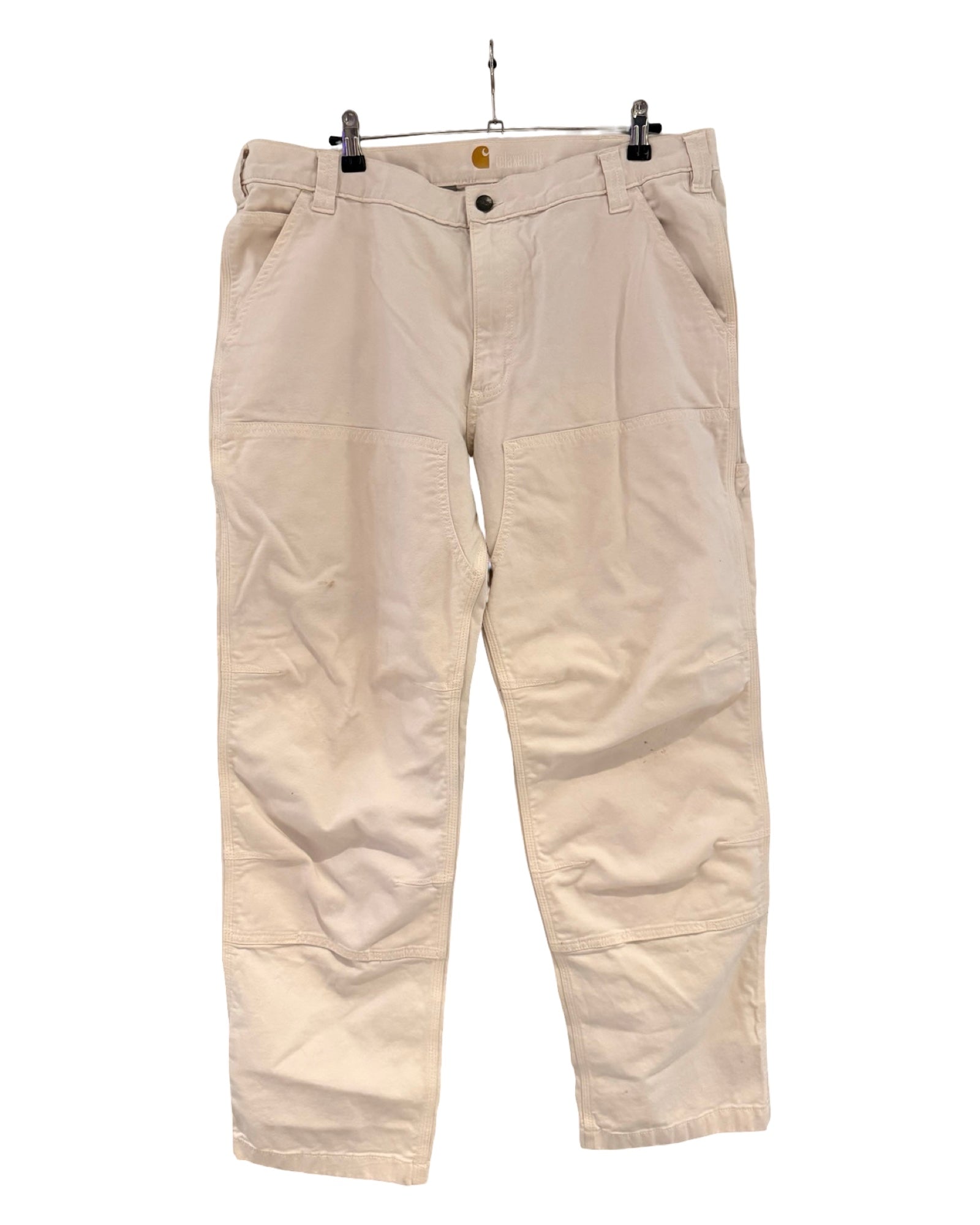 38 x 32 Vintage Carhartt White Double Knee Carpenter Pants – 3rdStrike