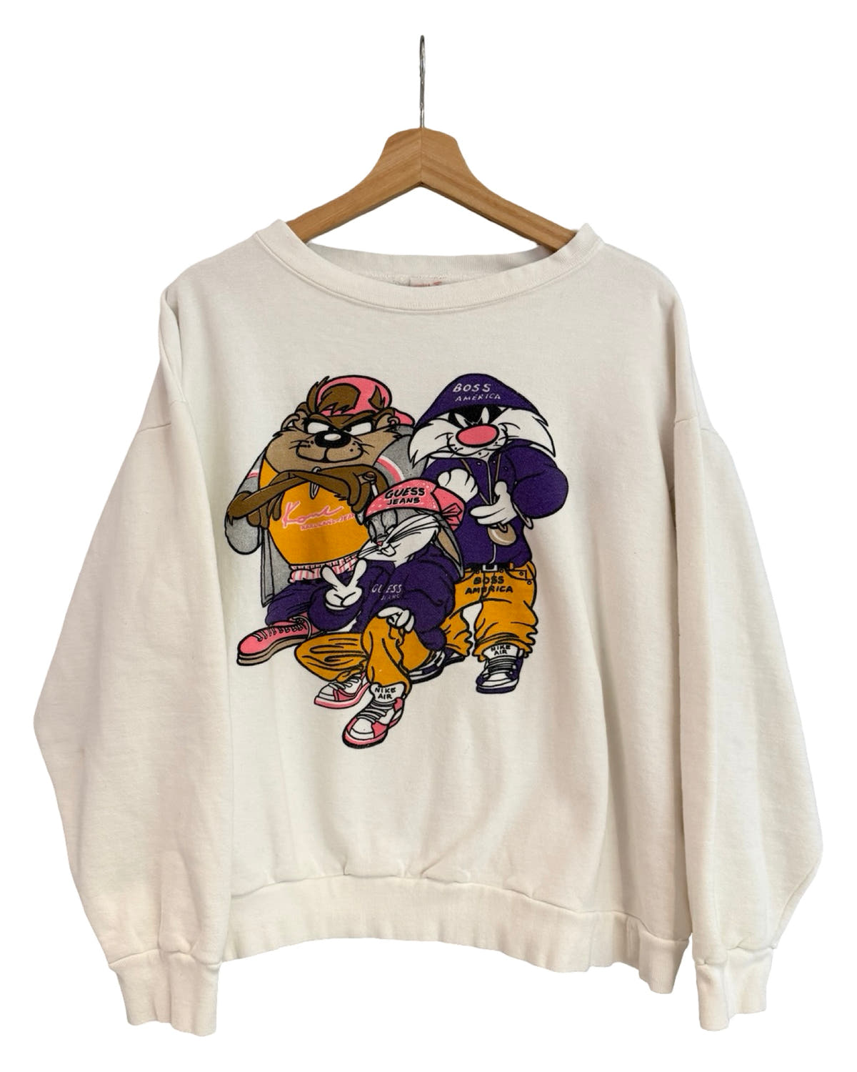 Vintage 90s Looney Tunes Hip Hop Boxy Crewneck 3rdStrike