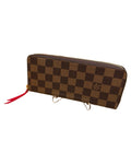 Louis Vuitton Damier Ebene Clemence Cherry Wallet
