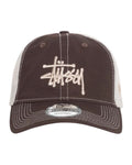 Stussy x New Era Brown Strap Back Hat