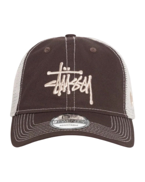 Stussy x New Era Brown Strap Back Hat