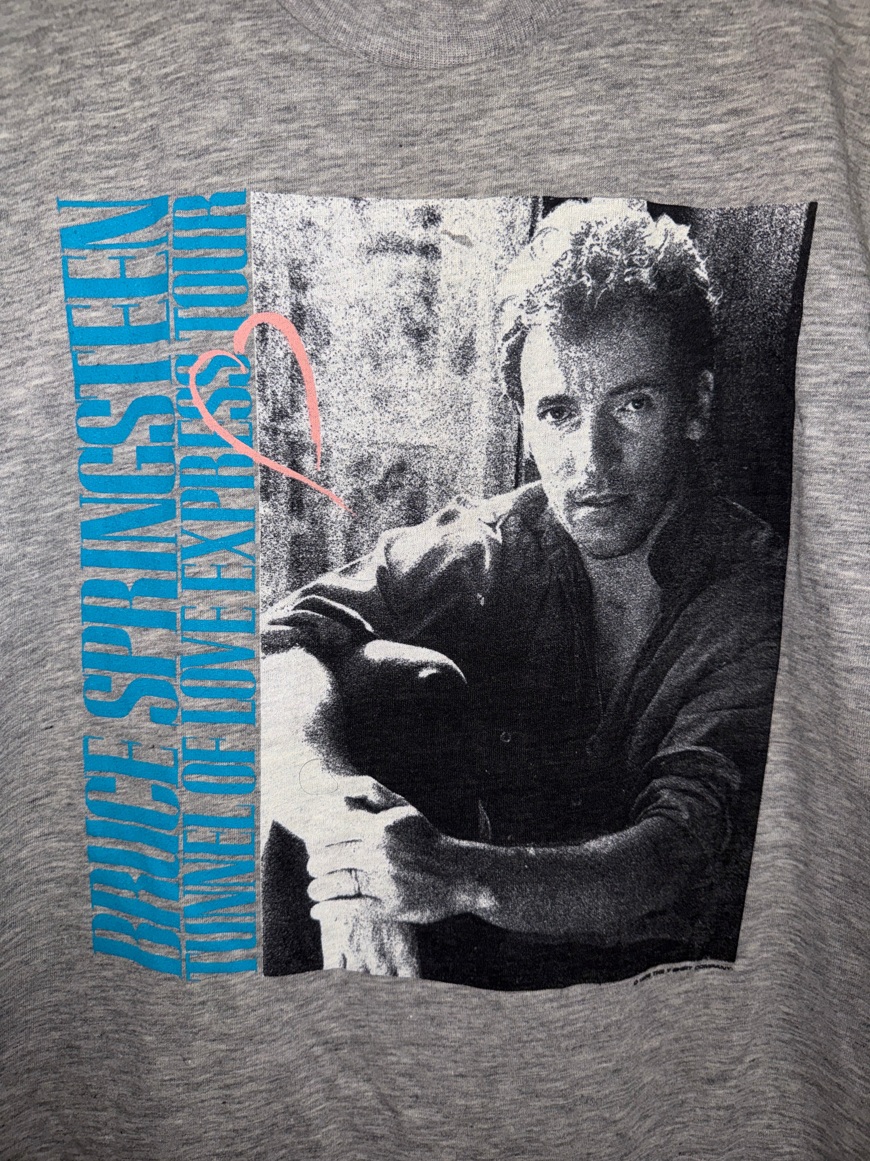 Vintage 1988 Bruce Springsteen Tunnel Of Love Tour Tee