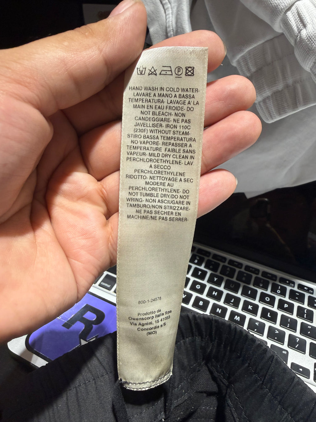Rick Owen’s SS24 Mastodon LIDO Cargo Jogger Pants