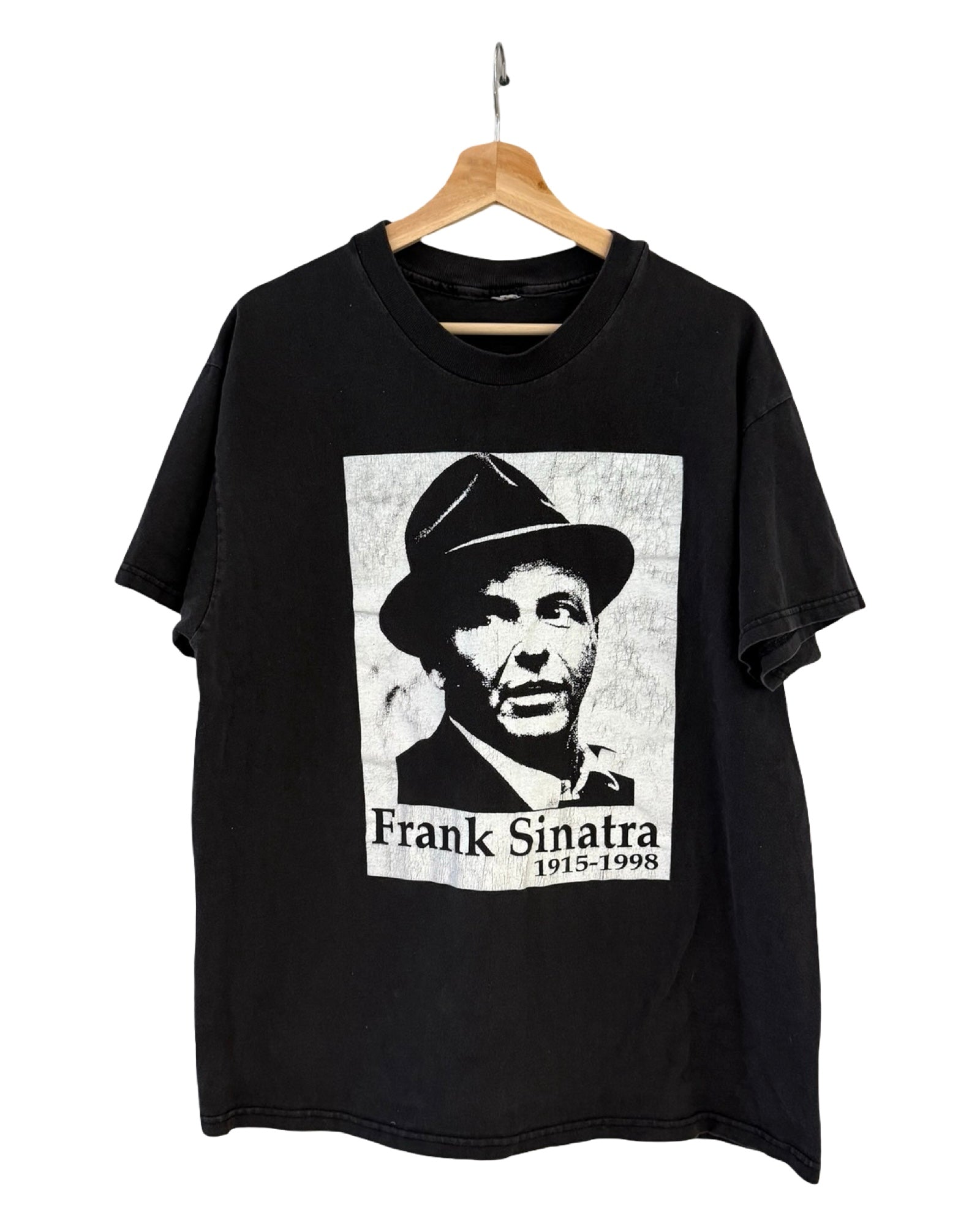 Camiseta conmemorativa vintage de los 90 de Frank Sinatra