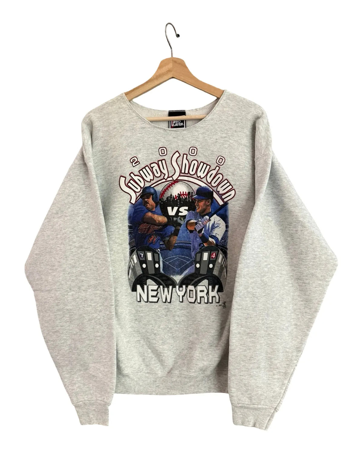 Vintage 2000 Subway Showdown Yankees Mets Crewneck 3rdStrike