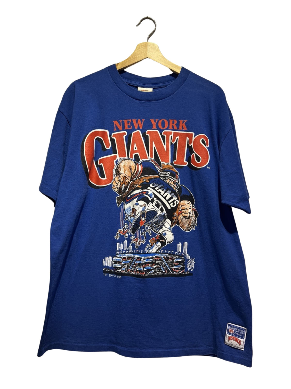 Vintage 1990 New York Giants Nutmeg Tee 3rdStrike