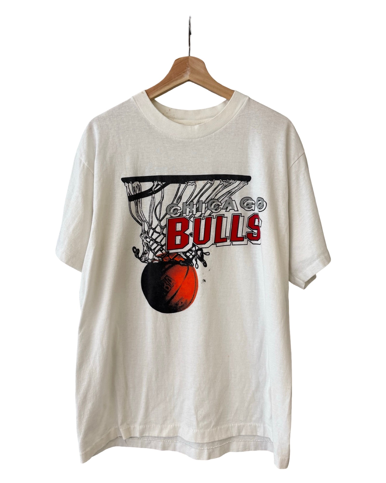 ビンテージ 90年代 シカゴ・ブルズ フープTシャツ
