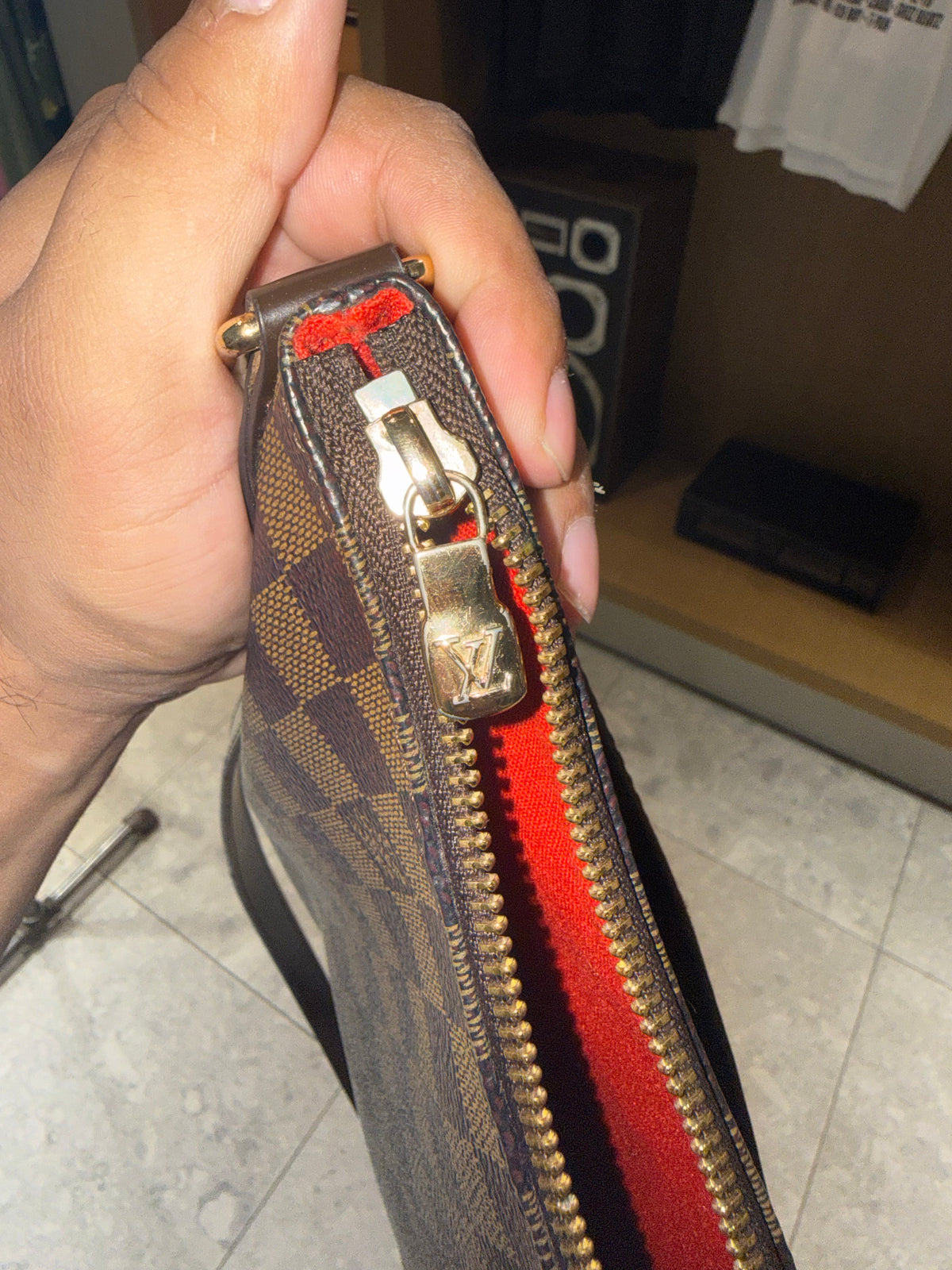 Louis Vuitton Damier Ebene Bloomsbury PM Bag