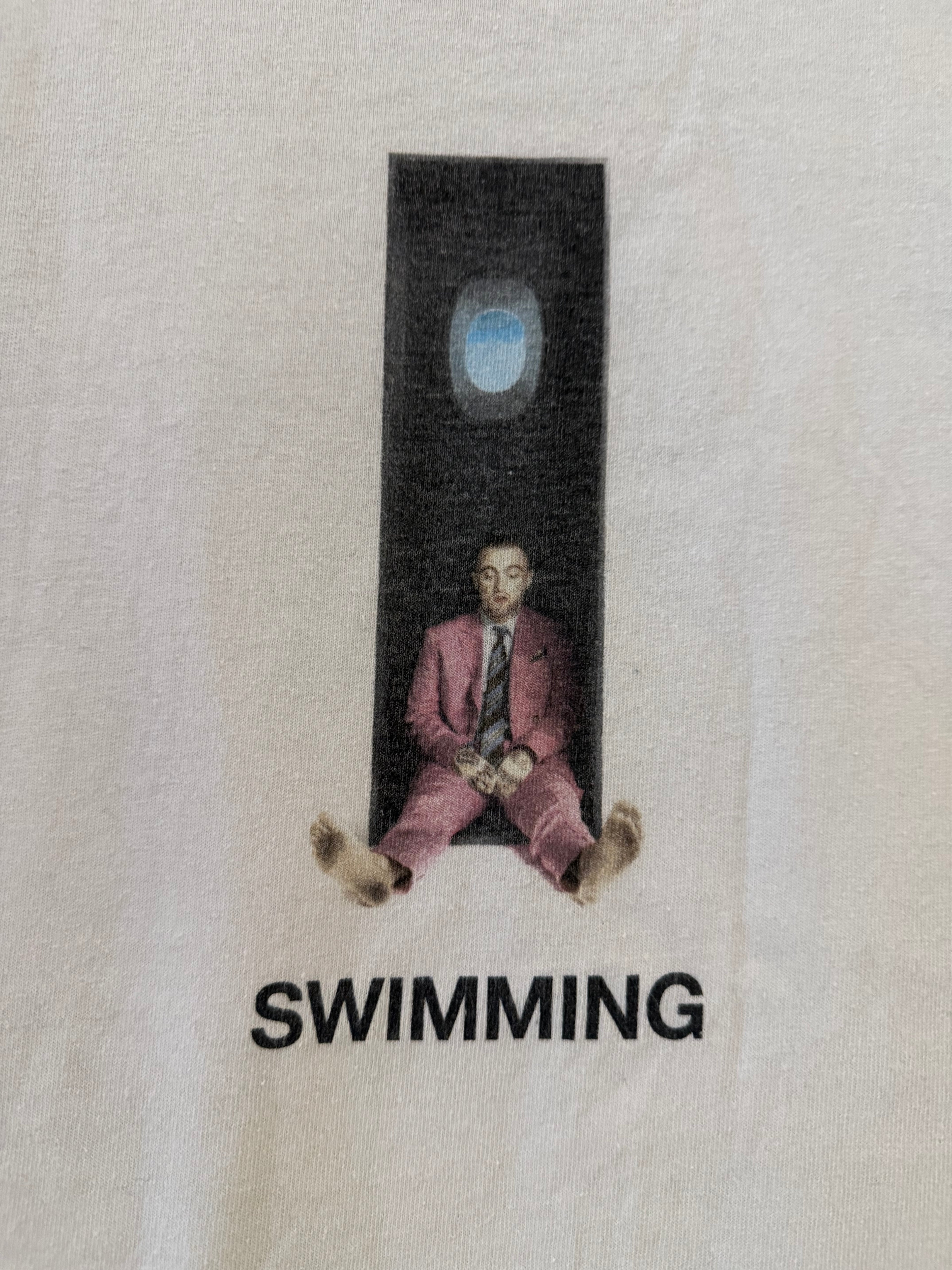 Rare 2018 Mac Miller Swimming Album Promo Tee