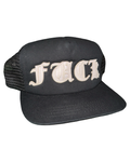 Chrome Hearts FUCK Leather Letters Hat KIF Vintage