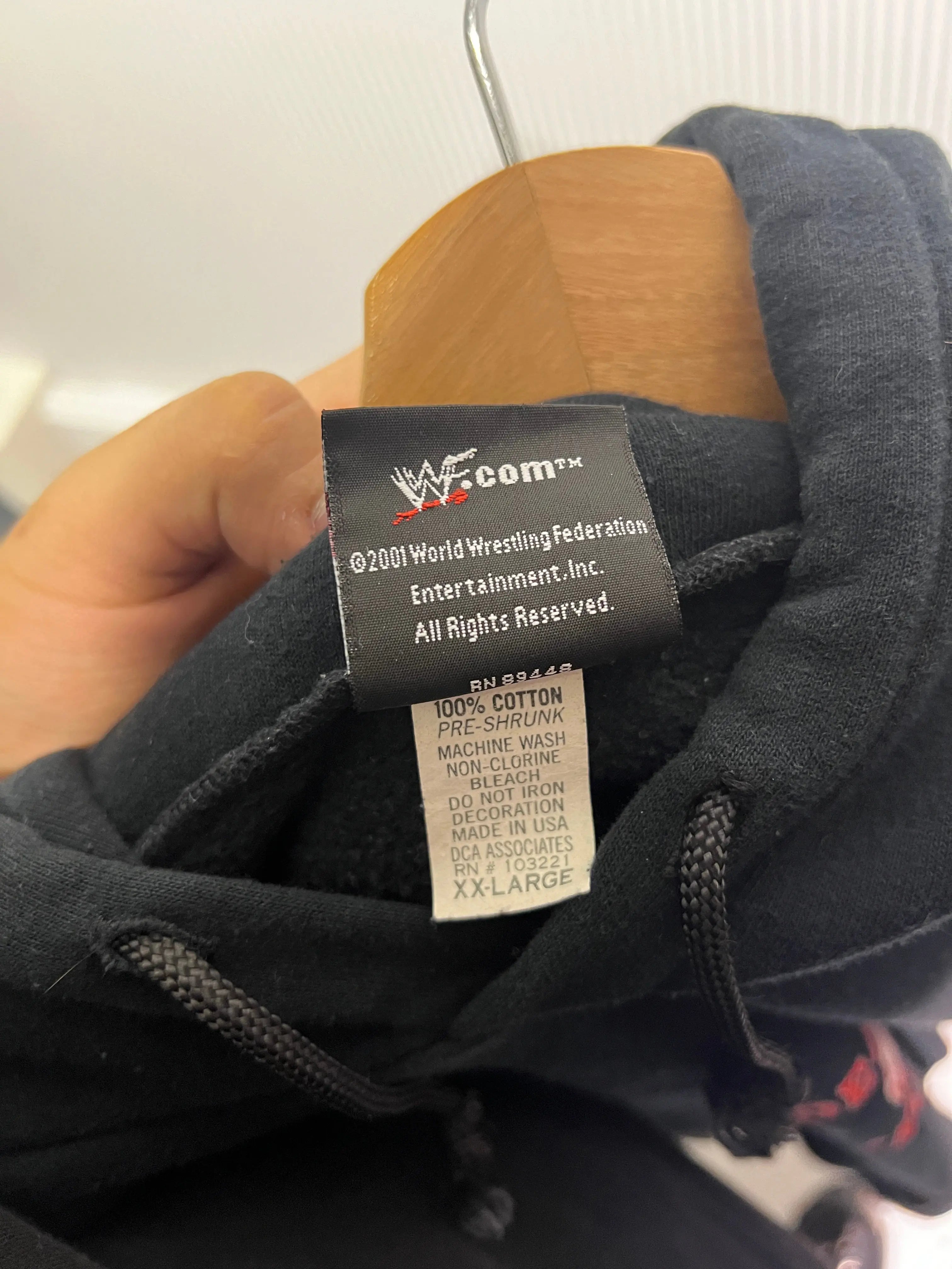 Vintage 2001 WWF The Undertaker Deadman Inc Hoodie KIF Vintage