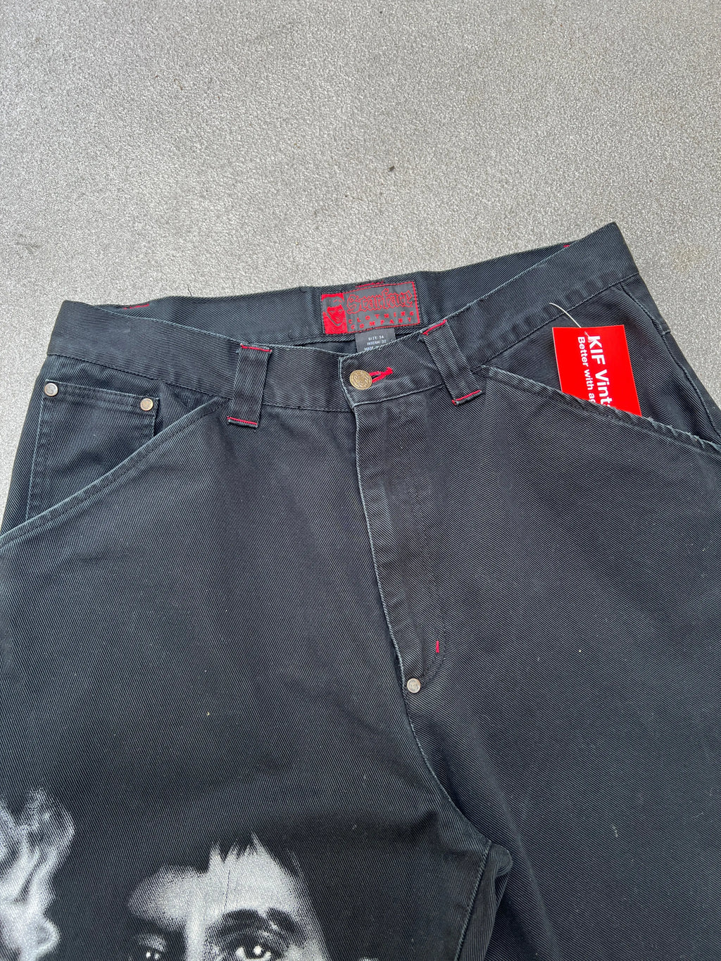 Vintage Scarface Jeans size 34 KIF Vintage