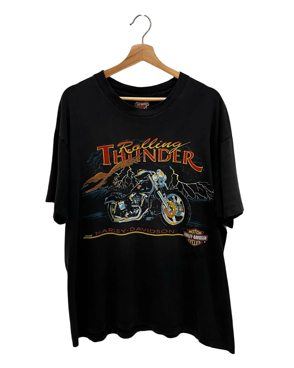 Vintage 90s Harley Davidson Rolling Thunder Tee 3rdStrike
