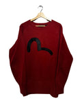 Vintage 90s Evisu Knit Crewneck KIF Vintage