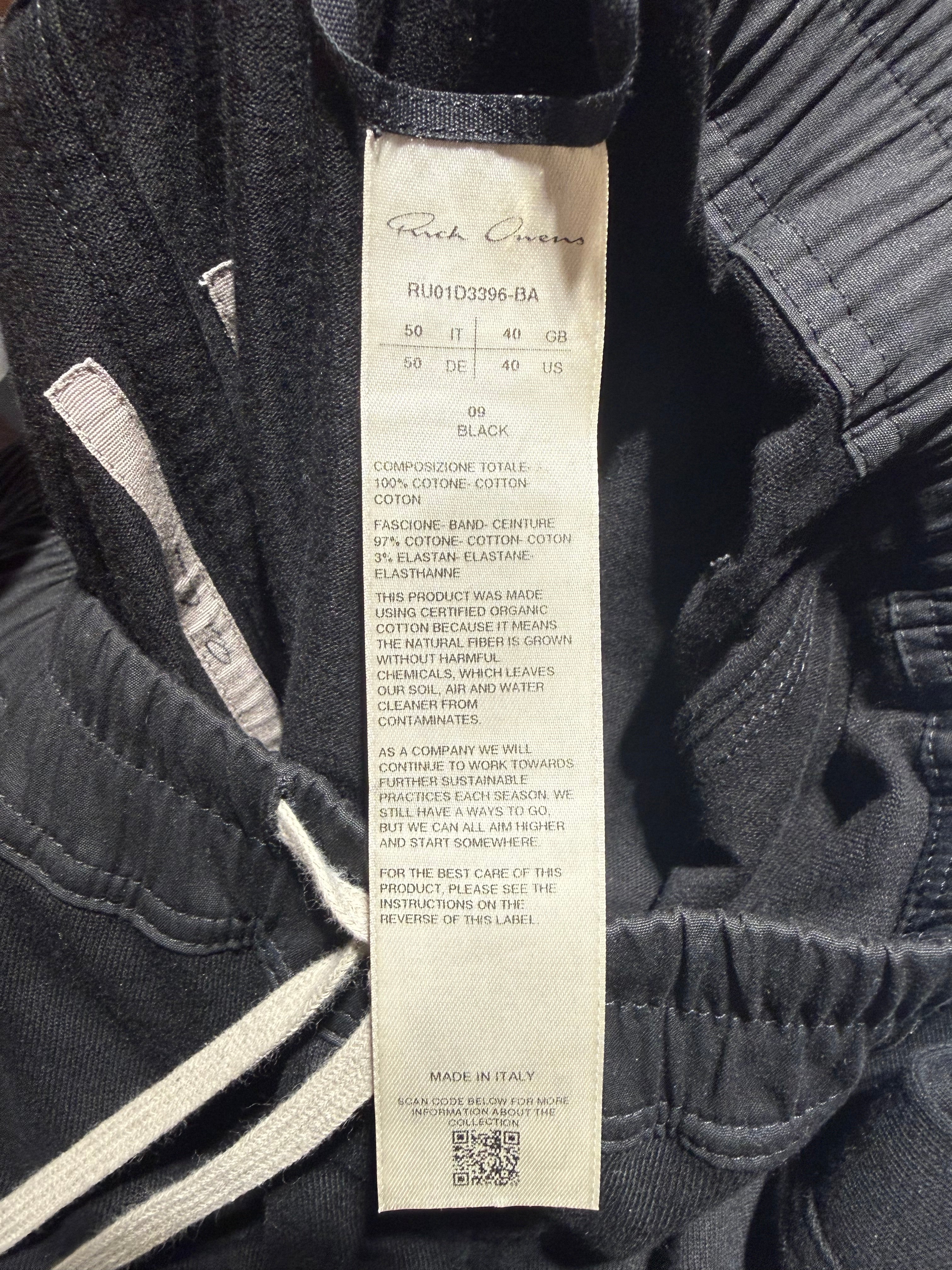 Rick Owen’s SS24 Mastodon LIDO Cargo Jogger Pants