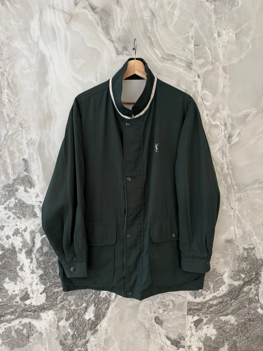 Vintage 90s YSL Yves Saint Laurent Reversible Windbreaker KIF Vintage