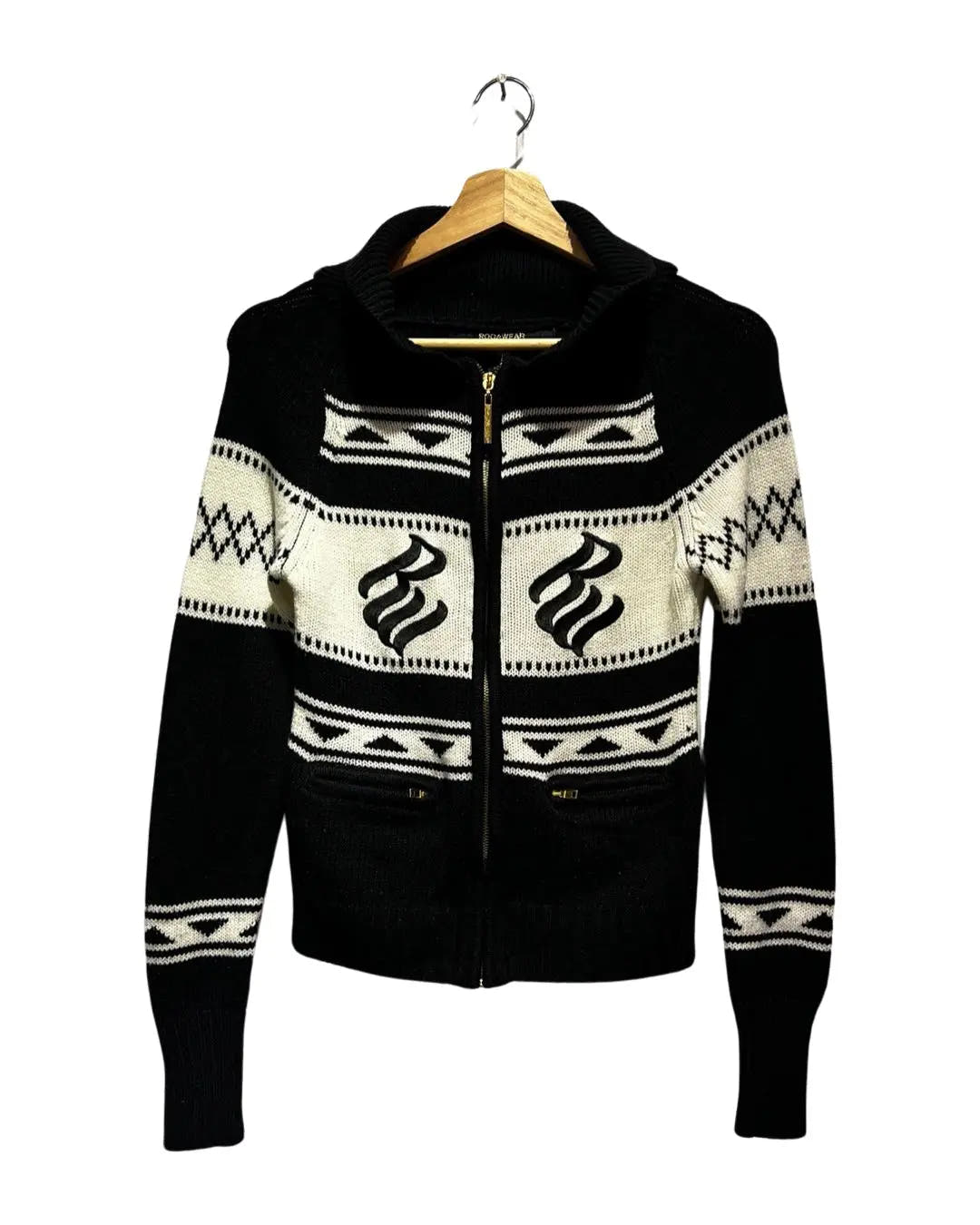 Vintage y2k Rocawear Knits Womans Zip Up Sweater 3rdStrike