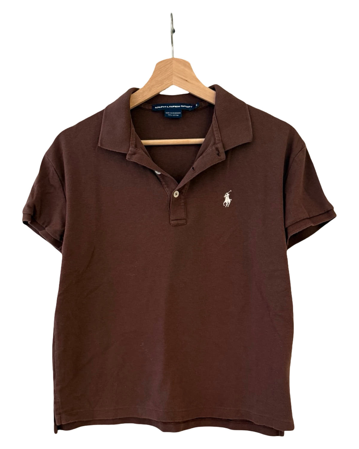 Camisa vintage marrón Polo Ralph Lauren de mujer