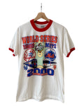ヴィンテージ 2000 ニューヨーク・ヤンキース＆メッツ サブウェイシリーズ リンガーTシャツ