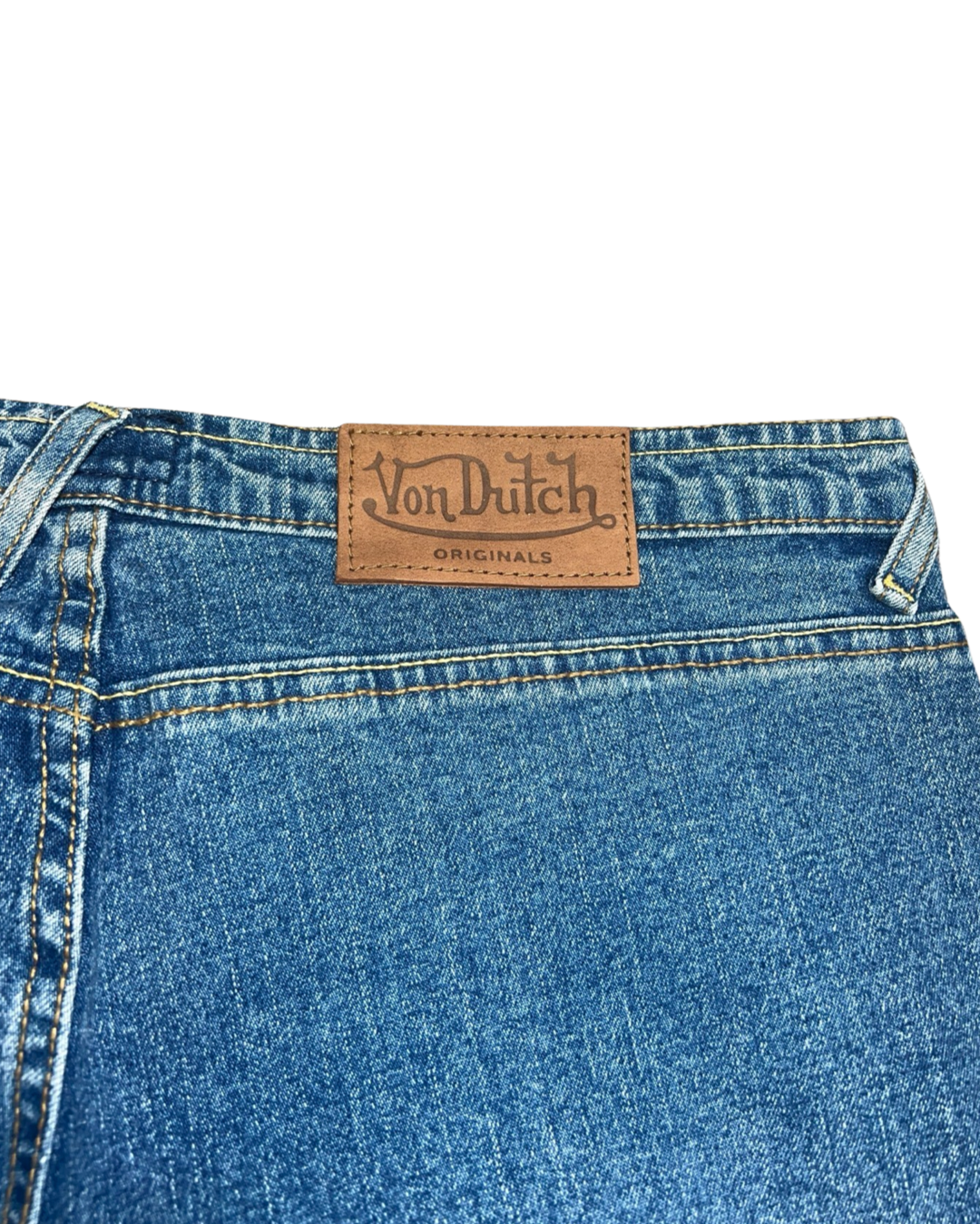 y2k Von Dutch Sample Big Print Jeans KIF Vintage