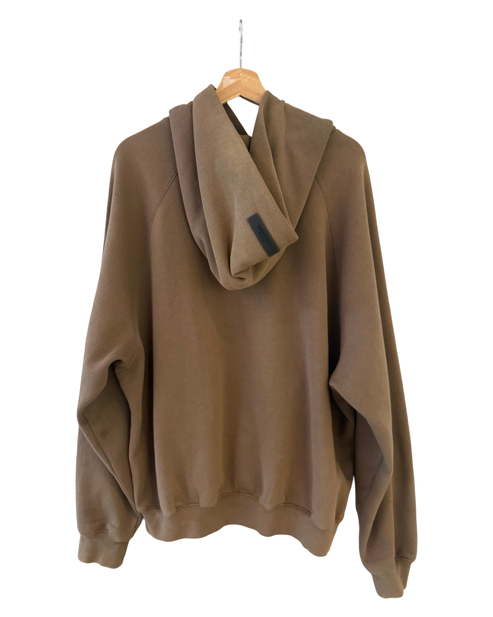 Essentials Fear Of God Brown Hoodie