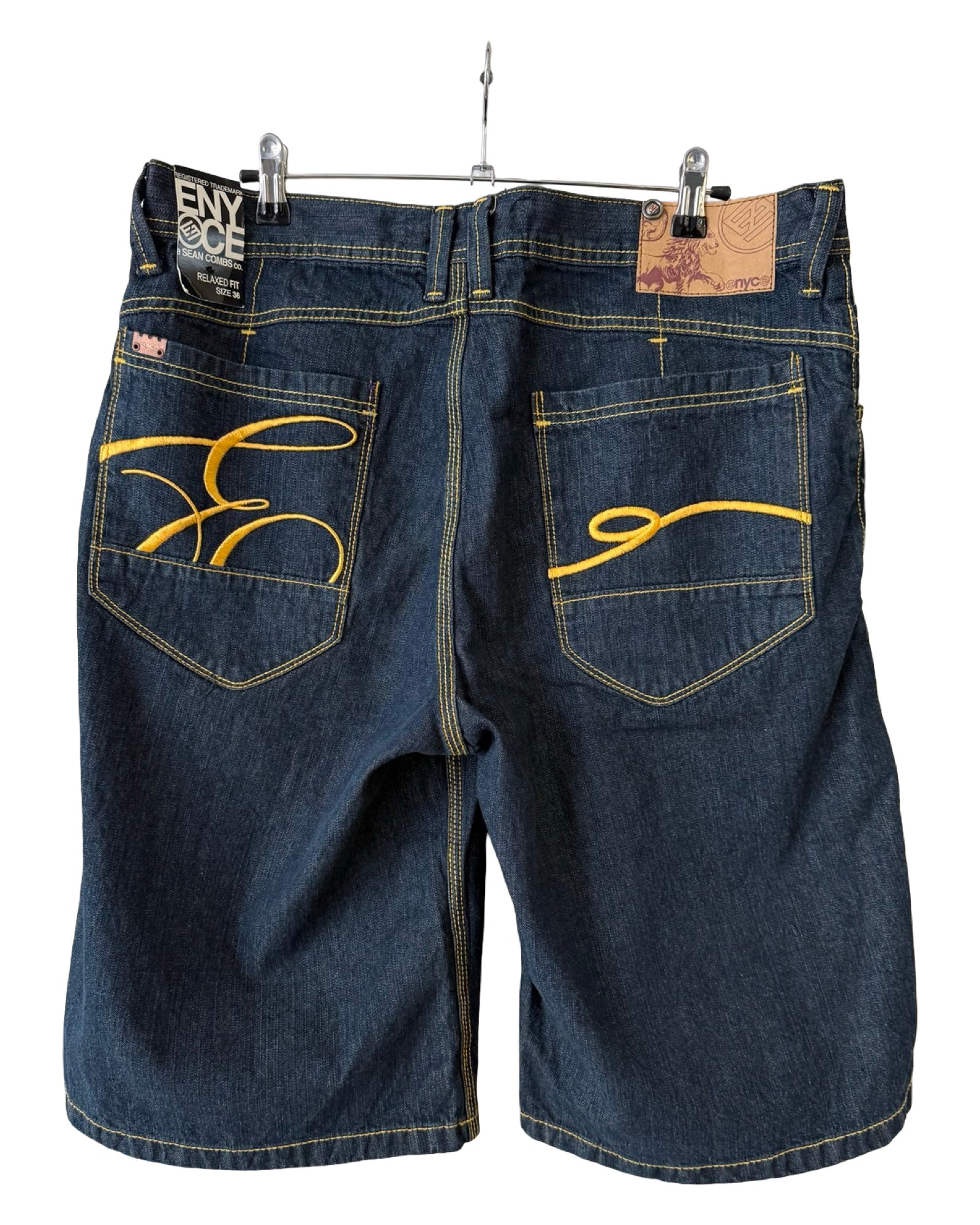 Vintage Y2K ENYCE Embroidered Denim Shorts Jorts