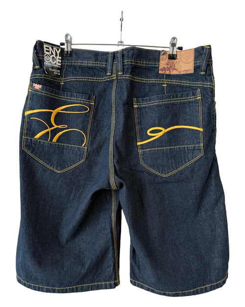 Vintage Y2K ENYCE Embroidered Denim Shorts Jorts