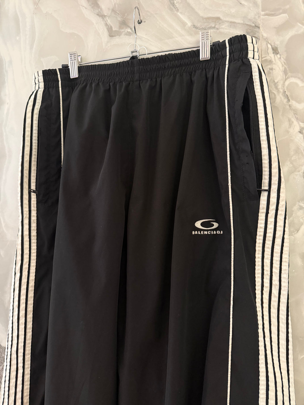 Balenciaga Baggy Tracksuit Striped Pants