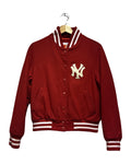 Vintage 90s New York Yankees Red Wool Varsity Jacket KIF Vintage