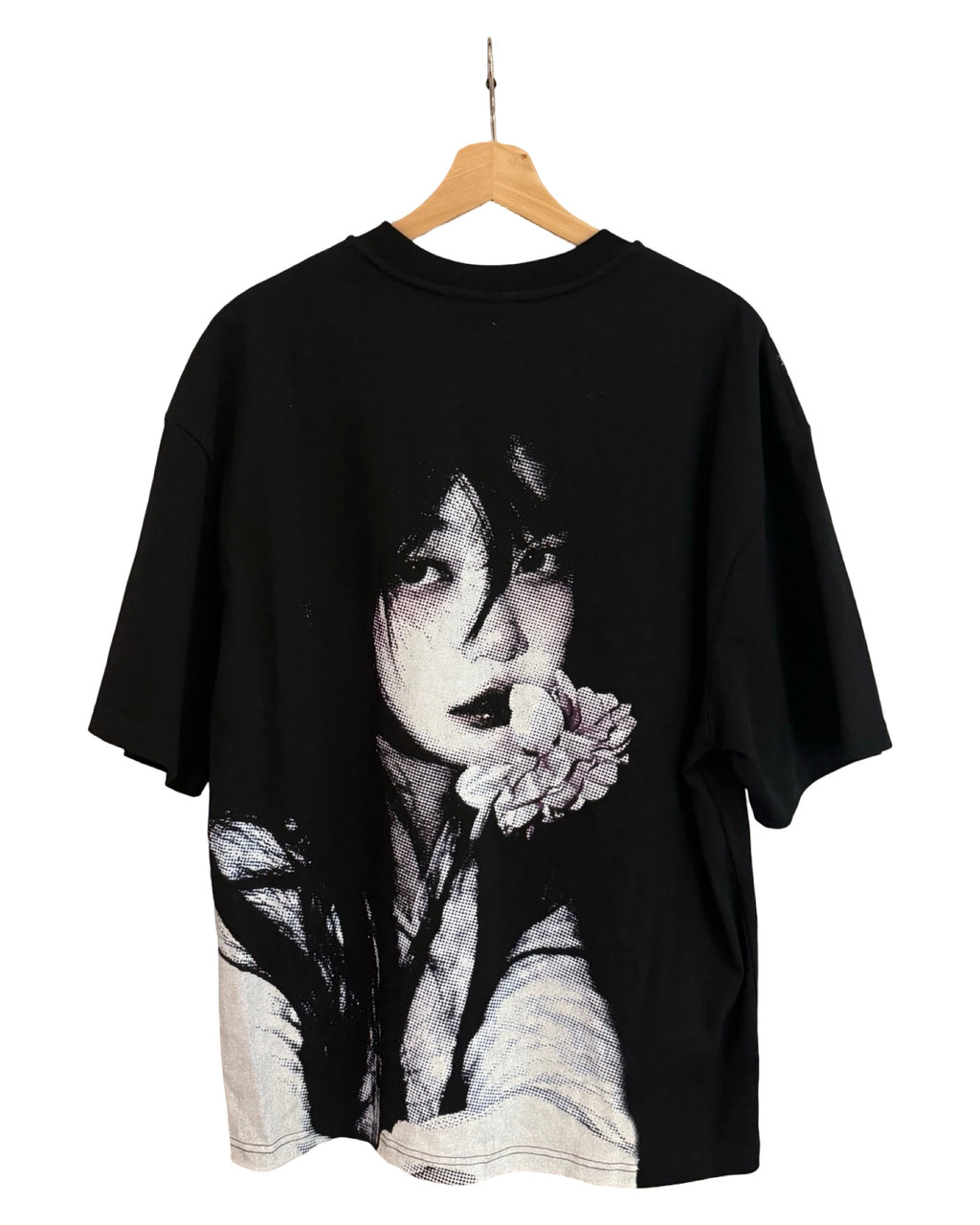 Floralidz Roses are Red Violets are Blue Black Tee