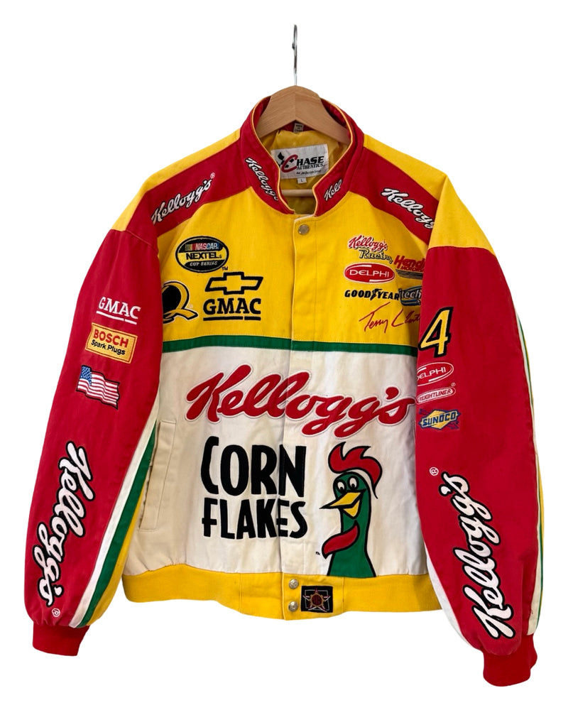 Vintage 90s NASCAR Kelloggs Corn Flakes Terry Labonte Racing Jacket