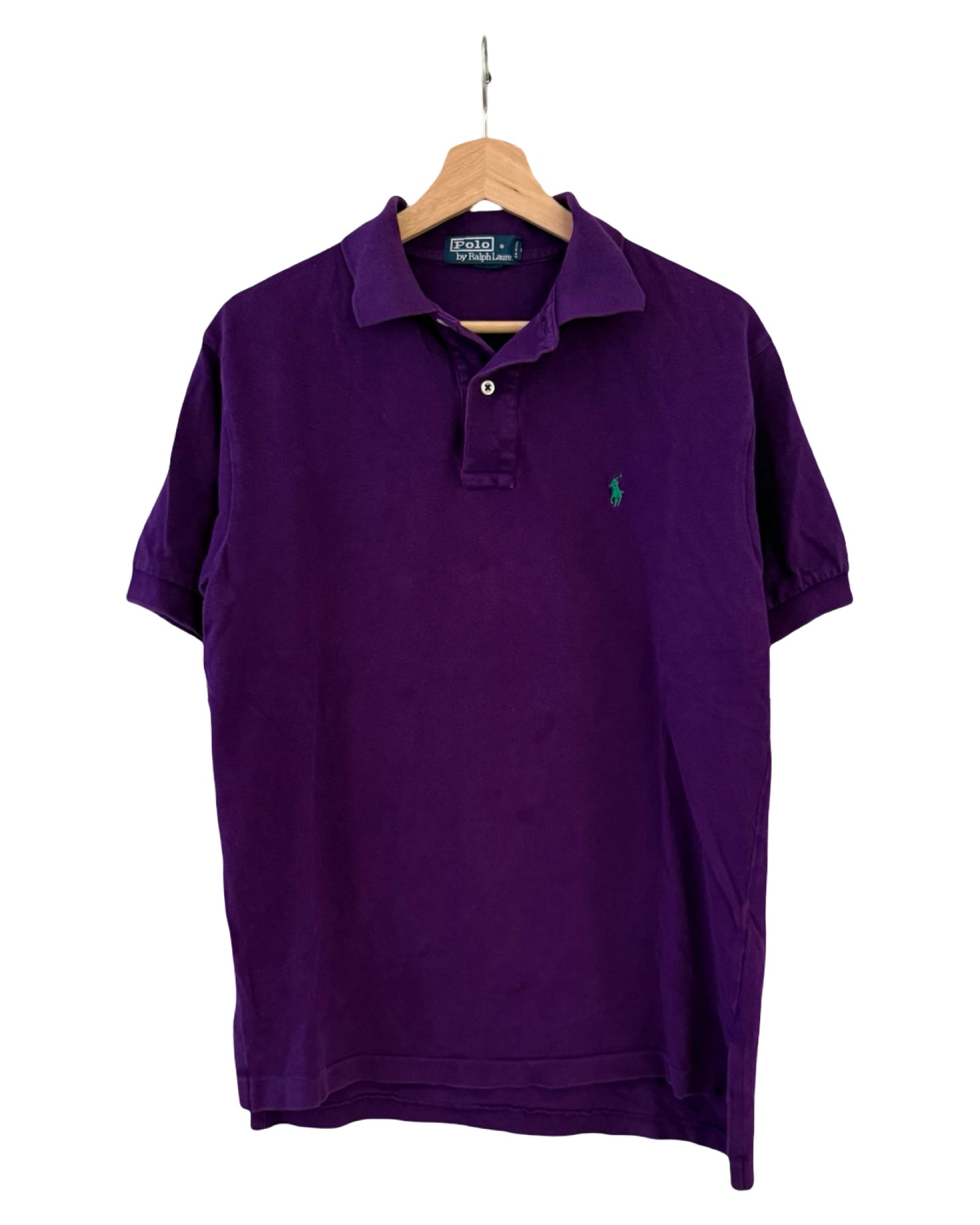 Camisa Polo Ralph Lauren Vintage Morada Verde