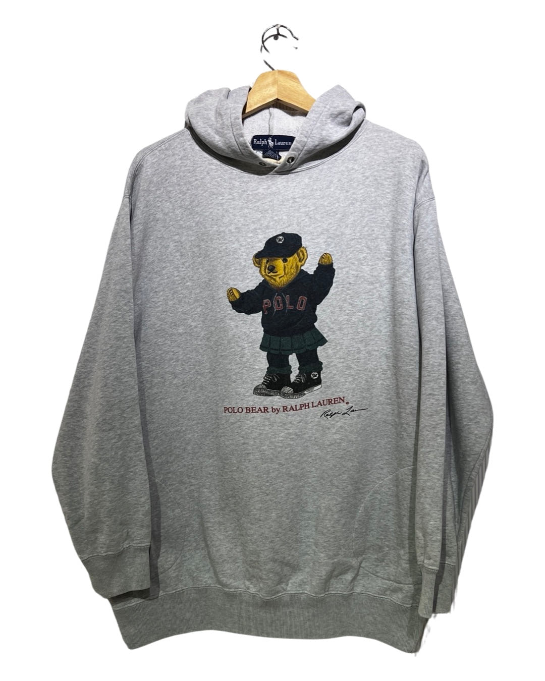 Vintage 90s Ralph Lauren Polo Bear Japan Exclusive Hoodie 3rdStrike