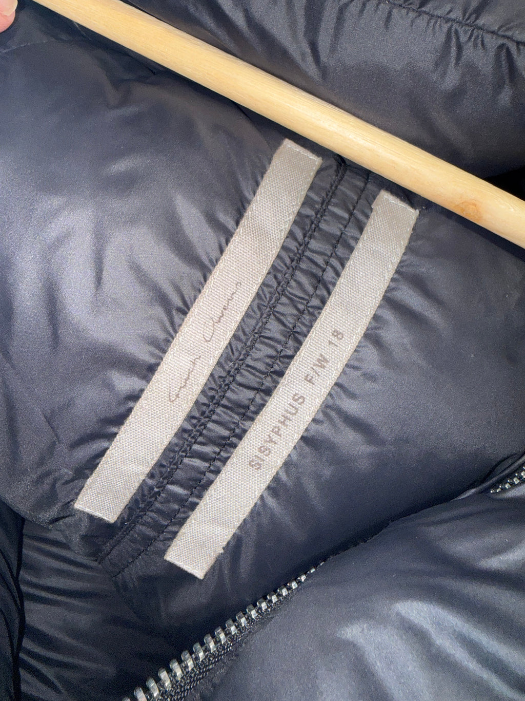 Rick Owens FW18 Sisyphus Down Puffer Jacket