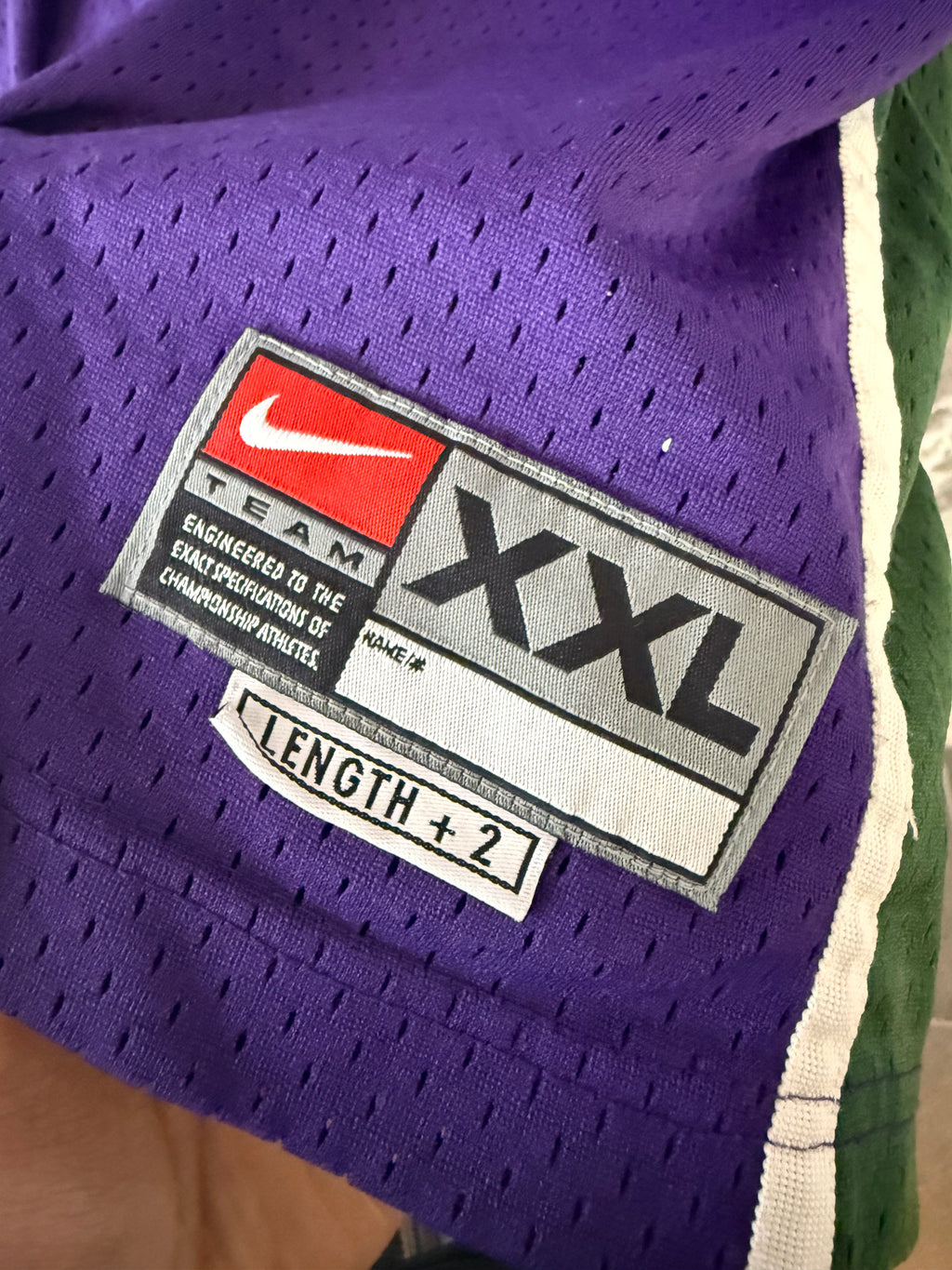 Vintage Ray Allen 34 Milwaukee Bucks Nike Jersey