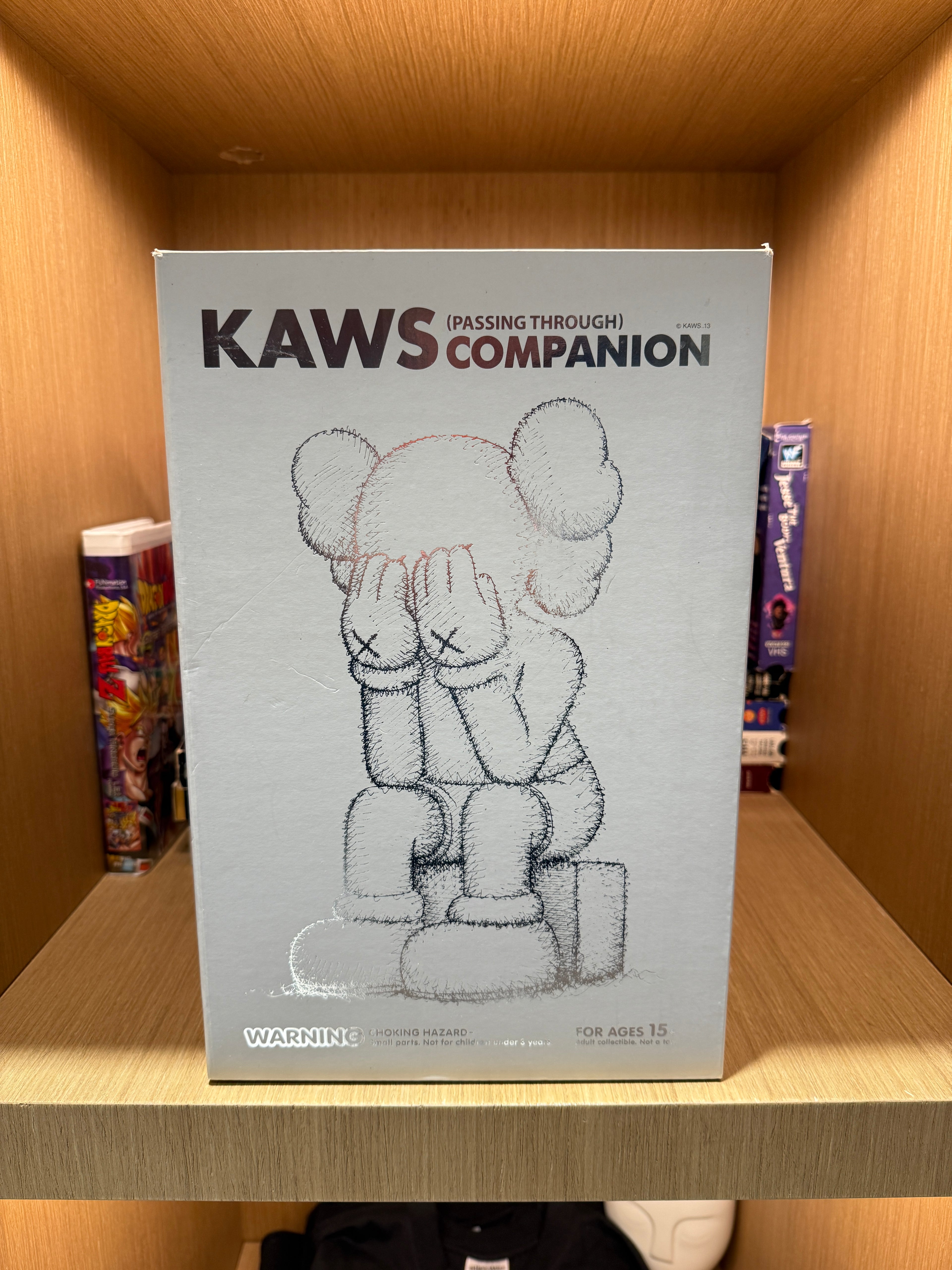2013 KAWS Passing Through Gray Companion Figure KIF Vintage